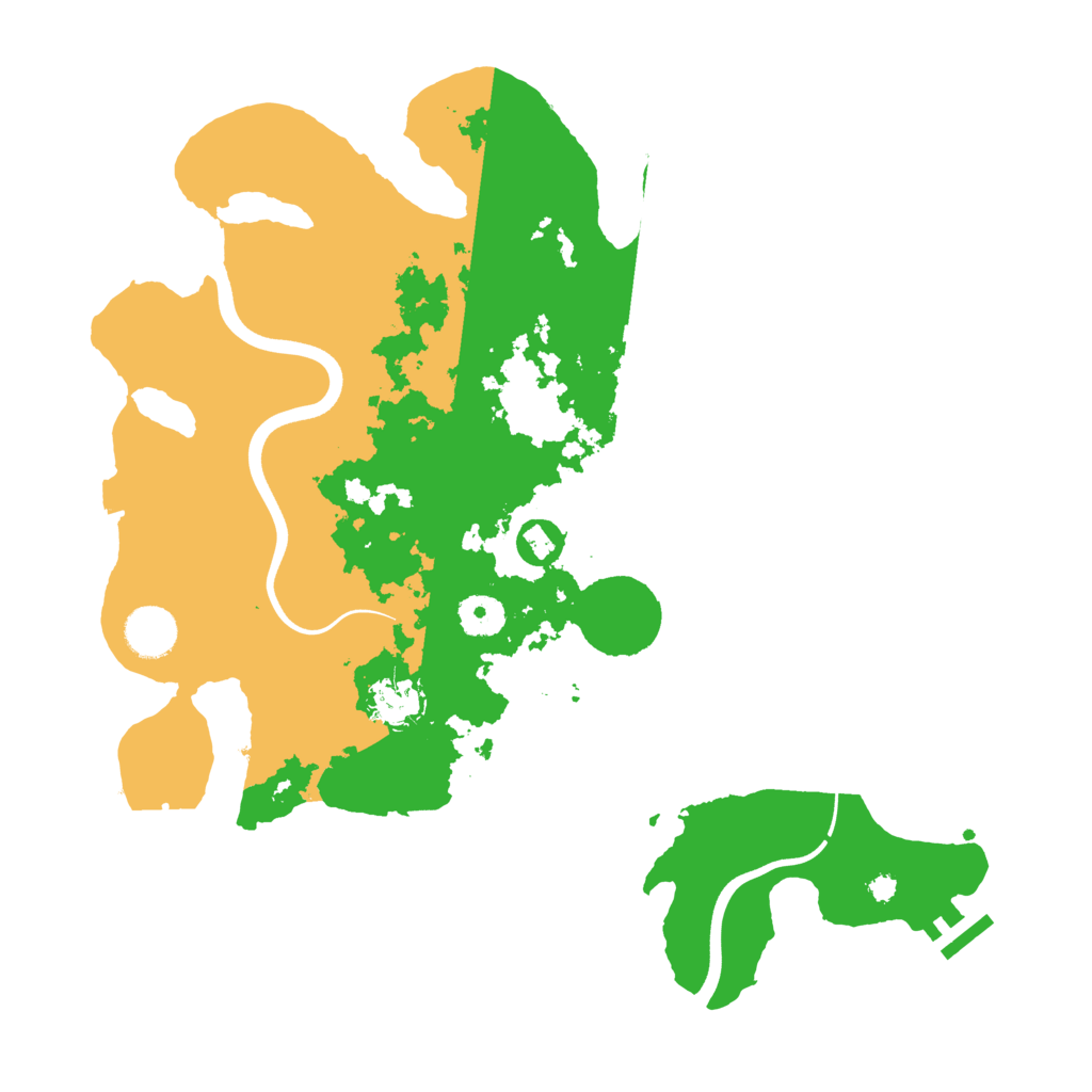 Biome Rust Map: Procedural Map, Size: 3700, Seed: 29460206