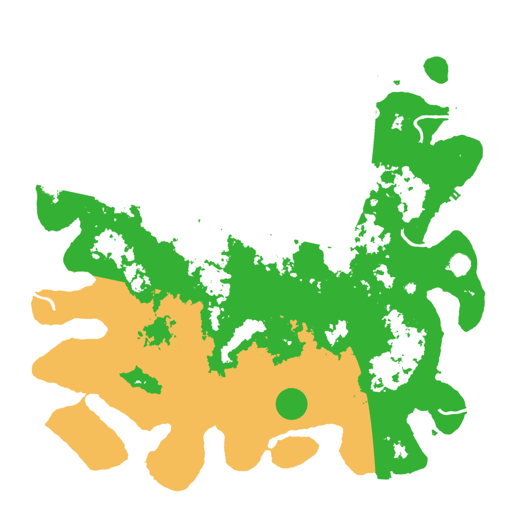 Biome Rust Map: Procedural Map, Size: 4300, Seed: 40018485