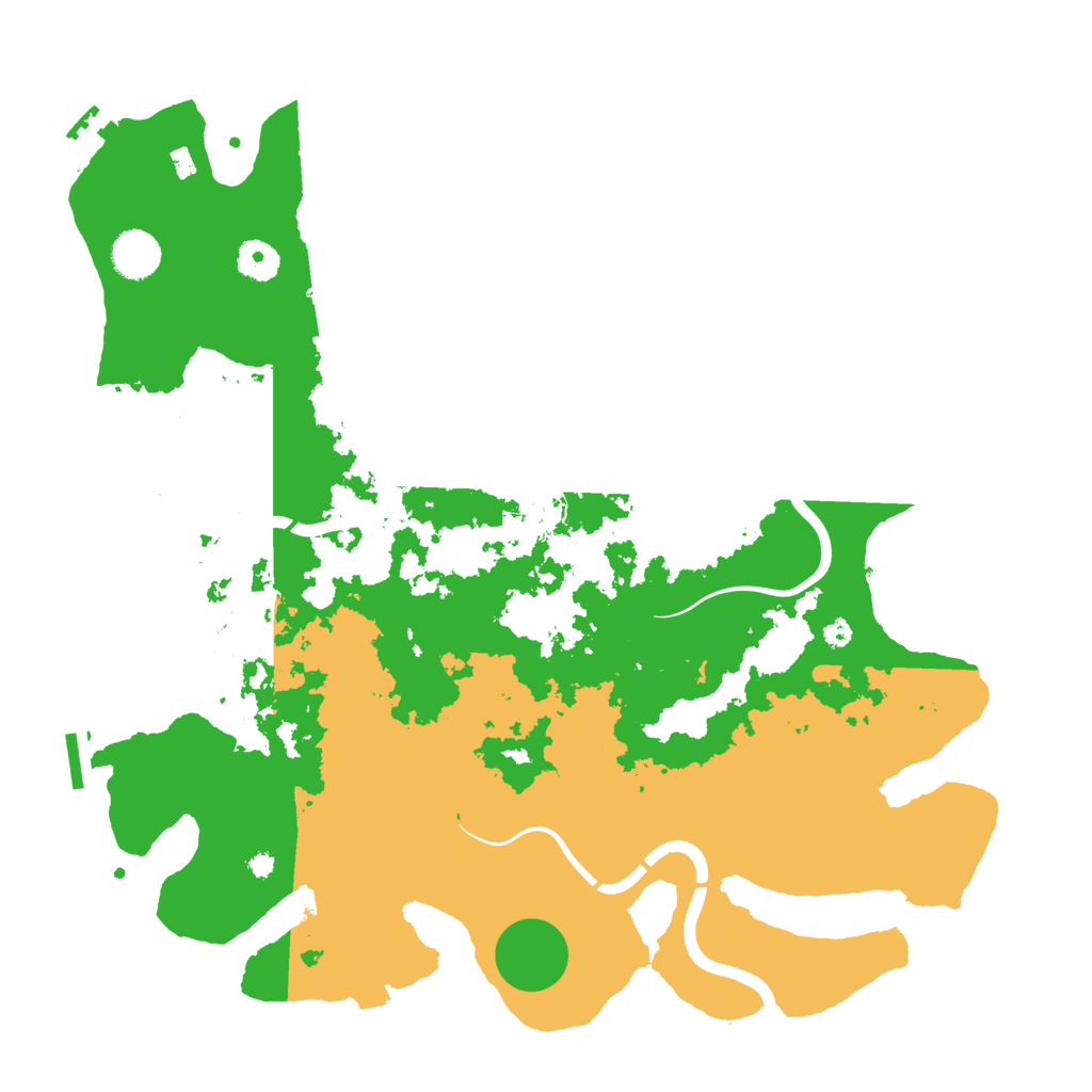 Biome Rust Map: Procedural Map, Size: 3950, Seed: 87156357