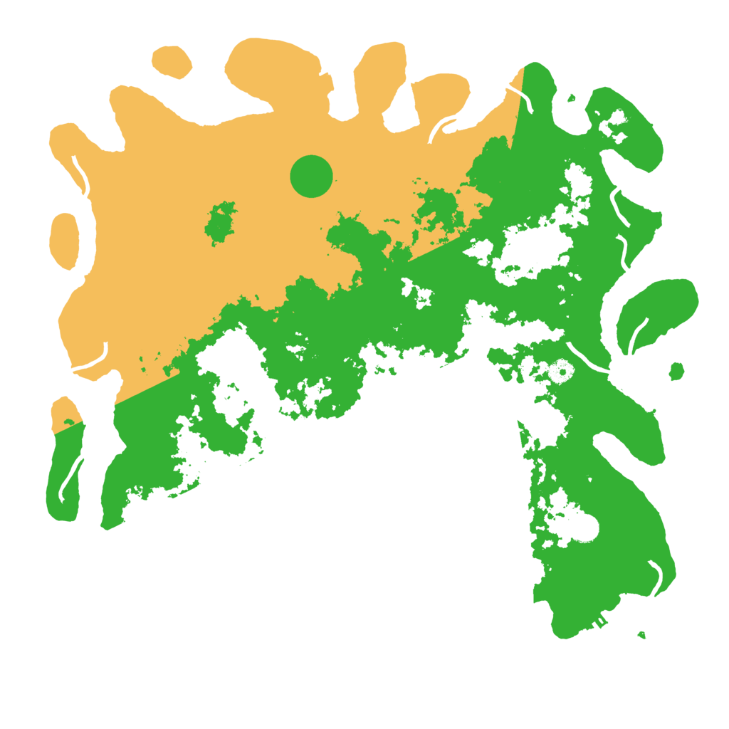 Biome Rust Map: Procedural Map, Size: 4500, Seed: 1032721856