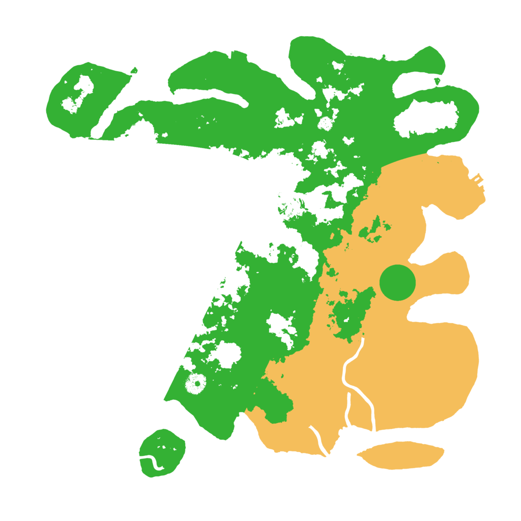 Biome Rust Map: Procedural Map, Size: 3800, Seed: 96062167
