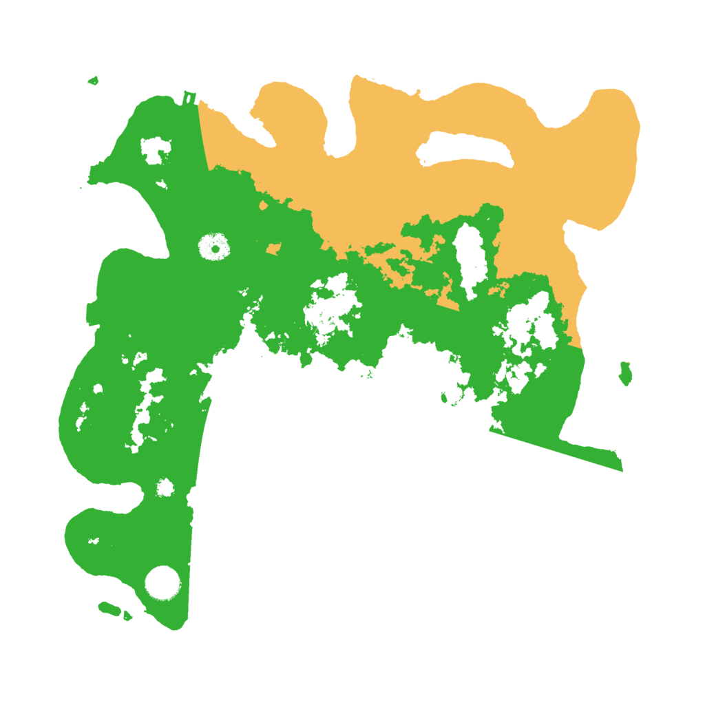 Biome Rust Map: Procedural Map, Size: 3600, Seed: 66213892