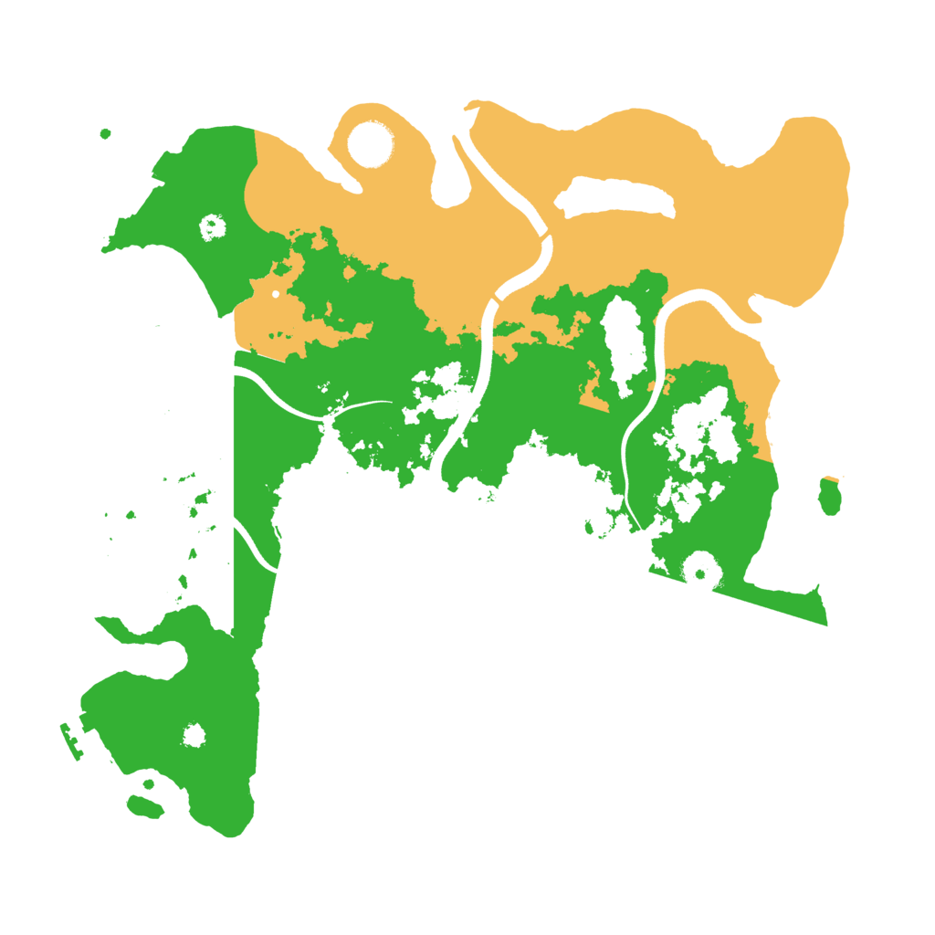 Biome Rust Map: Procedural Map, Size: 3600, Seed: 66213892