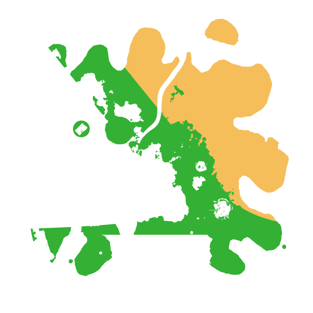 Biome Rust Map: Procedural Map, Size: 3000, Seed: 39744