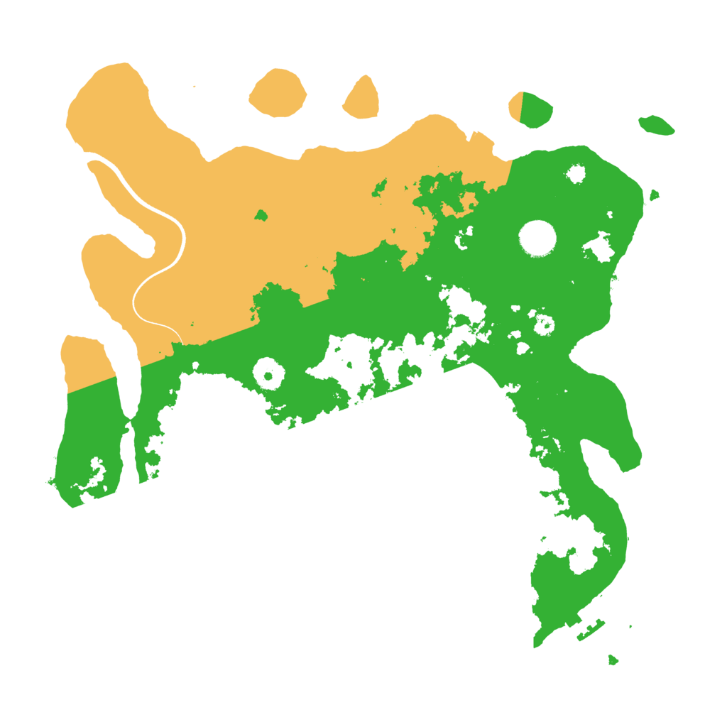Biome Rust Map: Procedural Map, Size: 3500, Seed: 1181721220