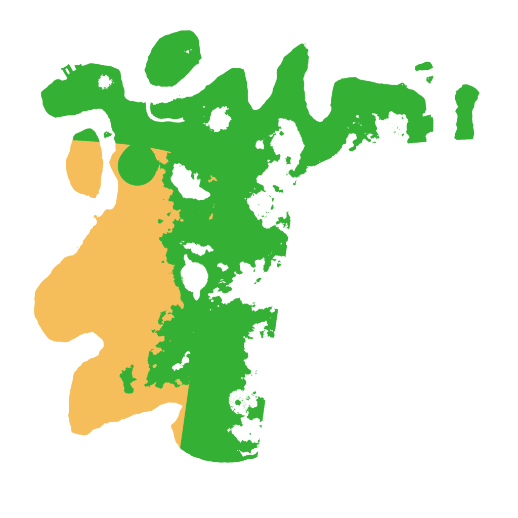 Biome Rust Map: Procedural Map, Size: 3500, Seed: 321245