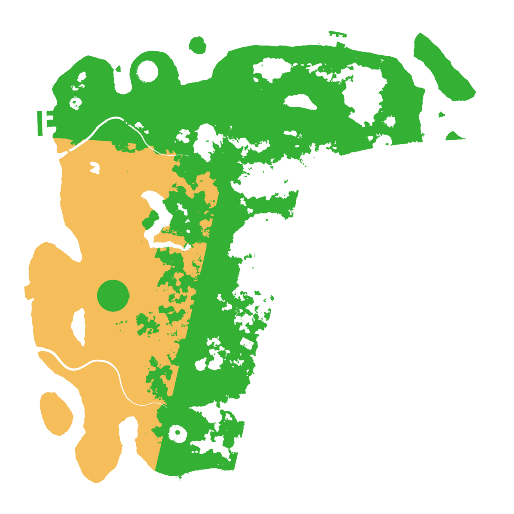 Biome Rust Map: Procedural Map, Size: 4250, Seed: 55674327
