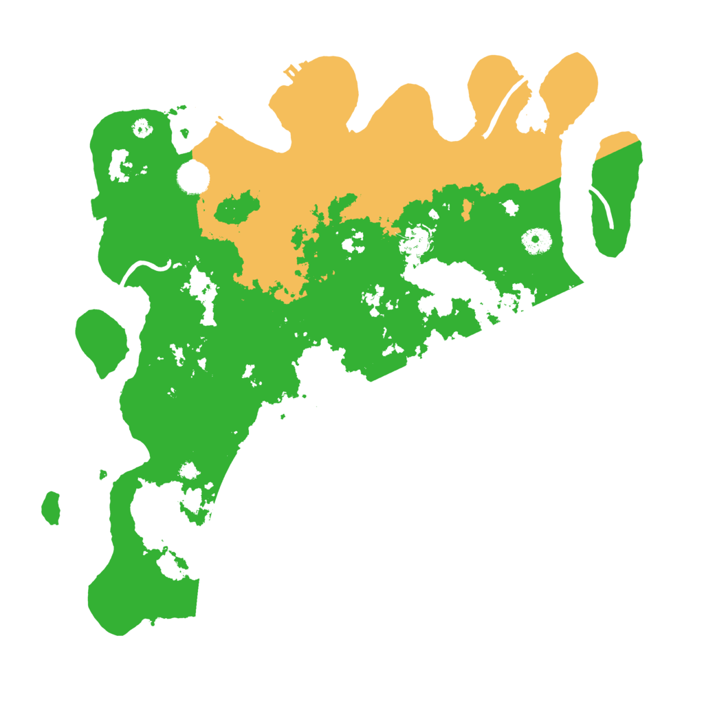 Biome Rust Map: Procedural Map, Size: 3800, Seed: 40764959