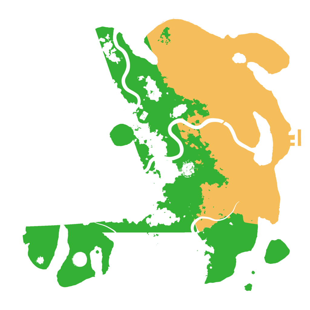 Biome Rust Map: Procedural Map, Size: 3800, Seed: 70662863