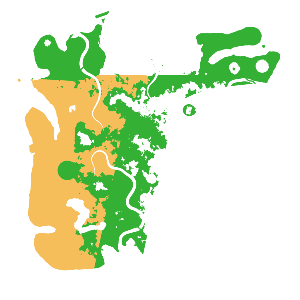 Biome Rust Map: Procedural Map, Size: 4096, Seed: 390047282