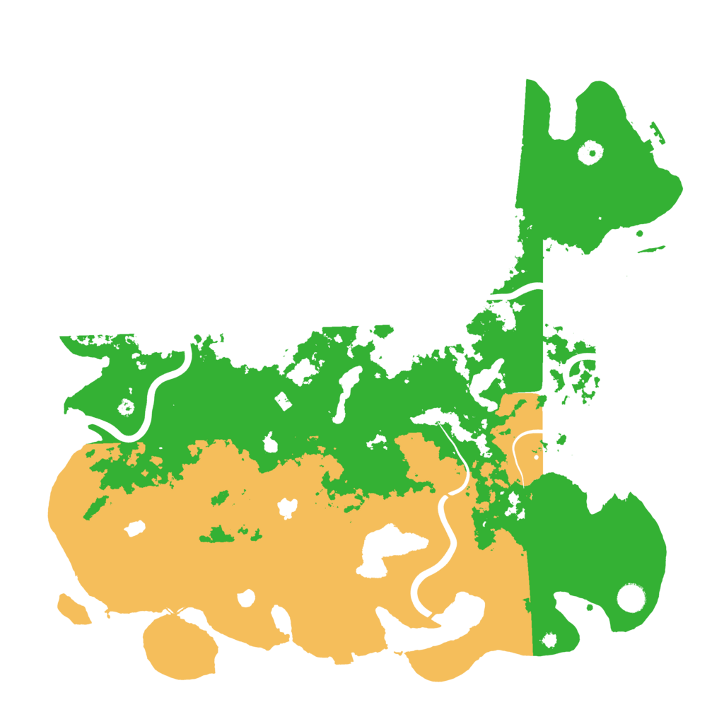 Biome Rust Map: Procedural Map, Size: 4500, Seed: 588946720
