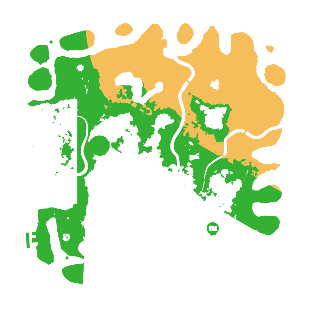 Biome Rust Map: Procedural Map, Size: 4050, Seed: 645886329