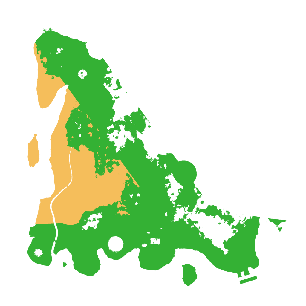 Biome Rust Map: Procedural Map, Size: 3500, Seed: 1730238331