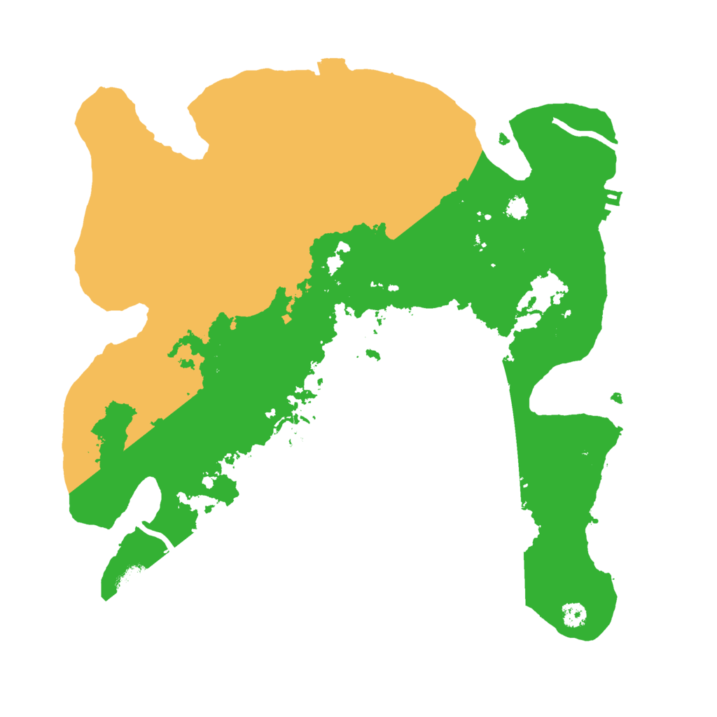 Biome Rust Map: Procedural Map, Size: 3000, Seed: 337615078