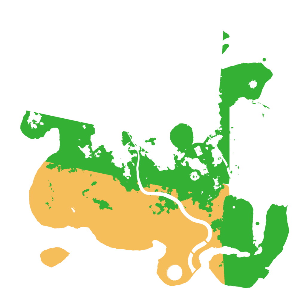 Biome Rust Map: Procedural Map, Size: 3500, Seed: 2045733725