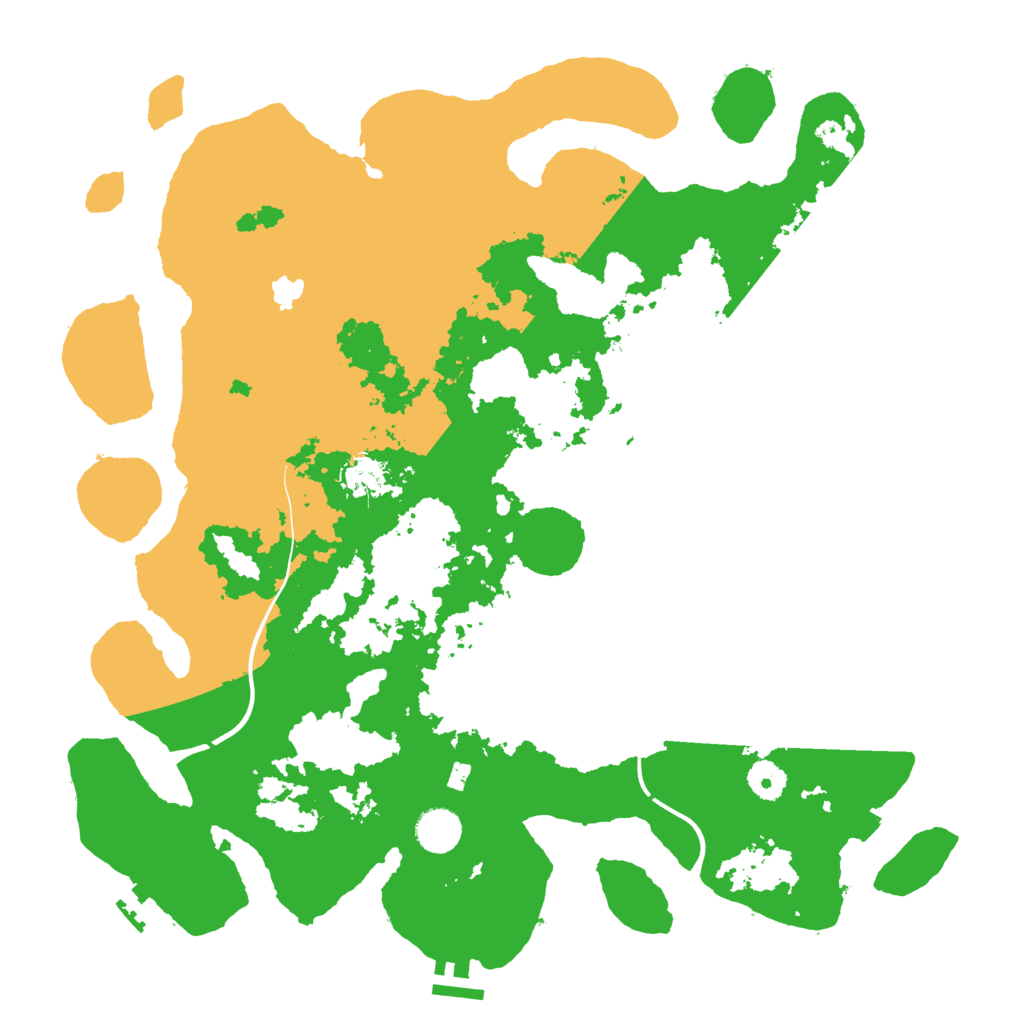 Biome Rust Map: Procedural Map, Size: 4000, Seed: 85620124