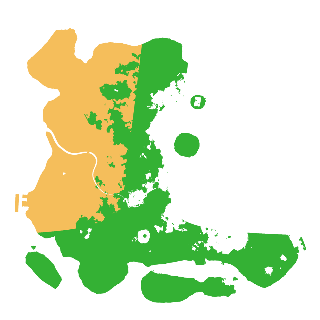 Biome Rust Map: Procedural Map, Size: 3600, Seed: 5695107