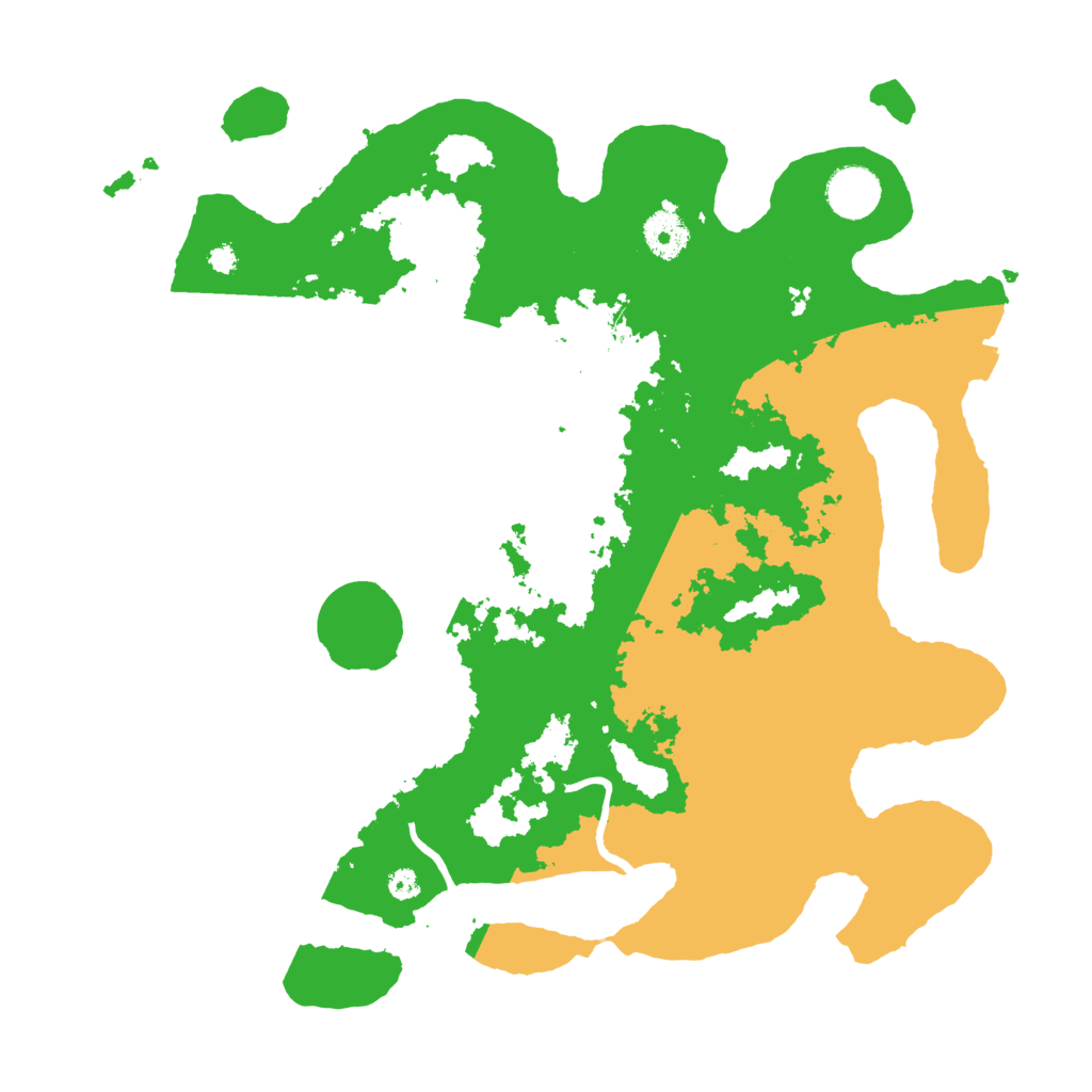 Biome Rust Map: Procedural Map, Size: 3600, Seed: 9142023