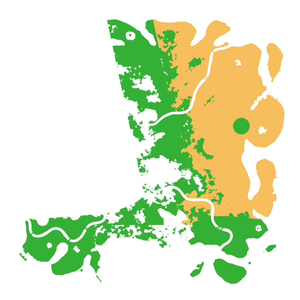 Biome Rust Map: Procedural Map, Size: 4800, Seed: 898895793