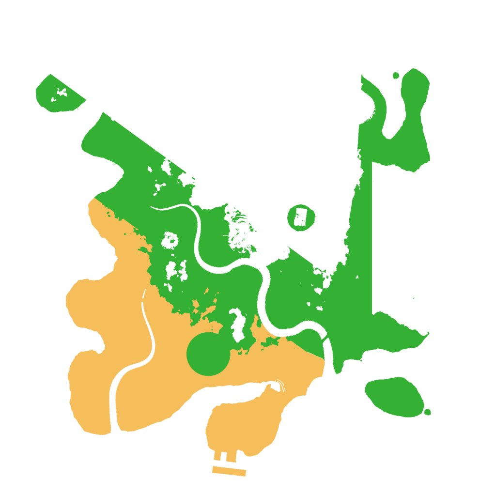 Biome Rust Map: Procedural Map, Size: 3000, Seed: 841467003