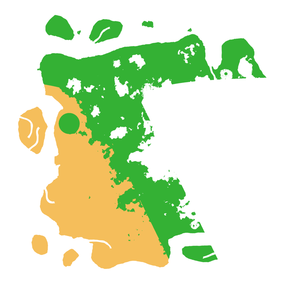 Biome Rust Map: Procedural Map, Size: 3700, Seed: 342360974