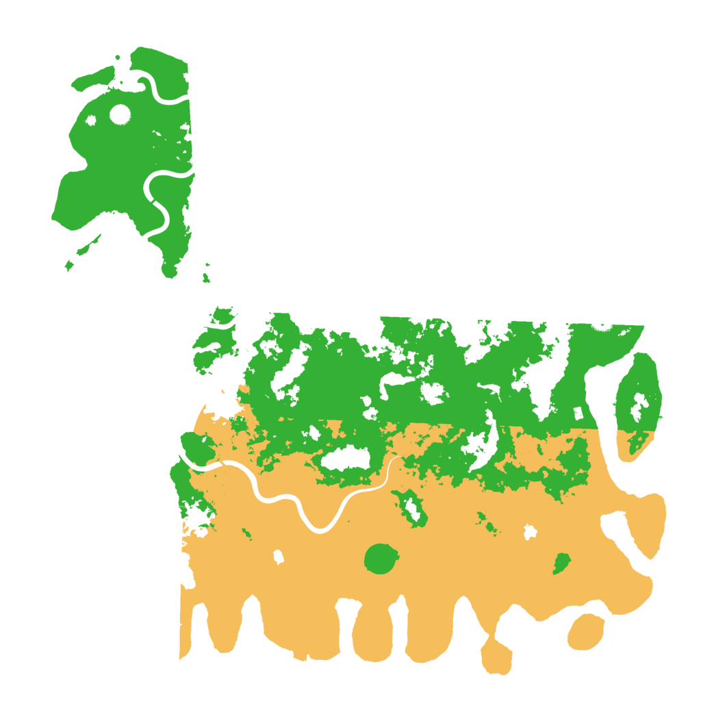 Biome Rust Map: Procedural Map, Size: 6000, Seed: 1117469657