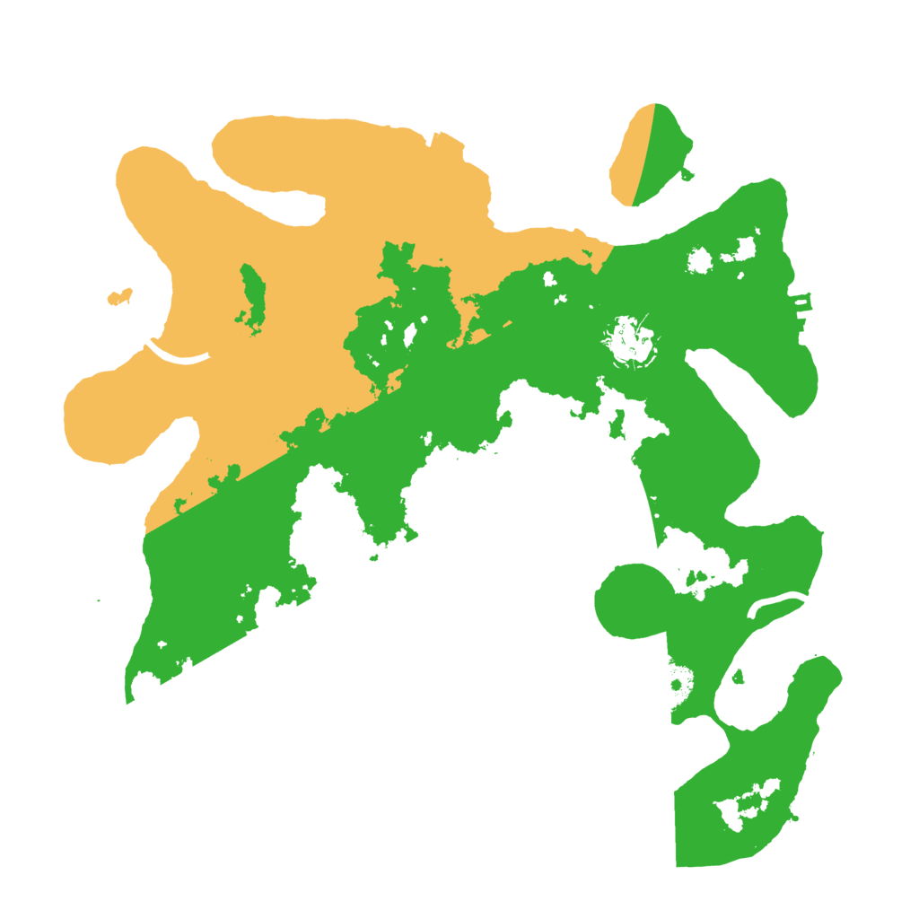 Biome Rust Map: Procedural Map, Size: 3250, Seed: 71397744