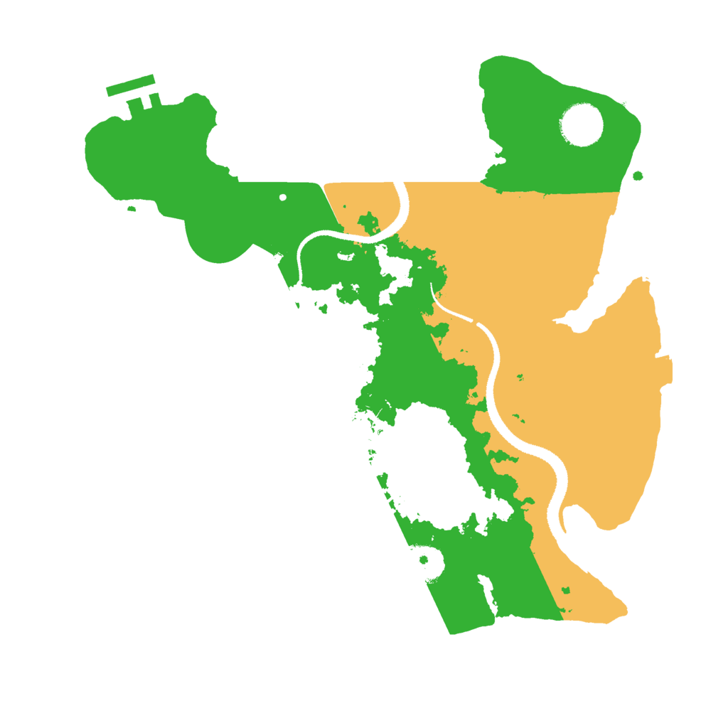 Biome Rust Map: Procedural Map, Size: 3000, Seed: 2459750