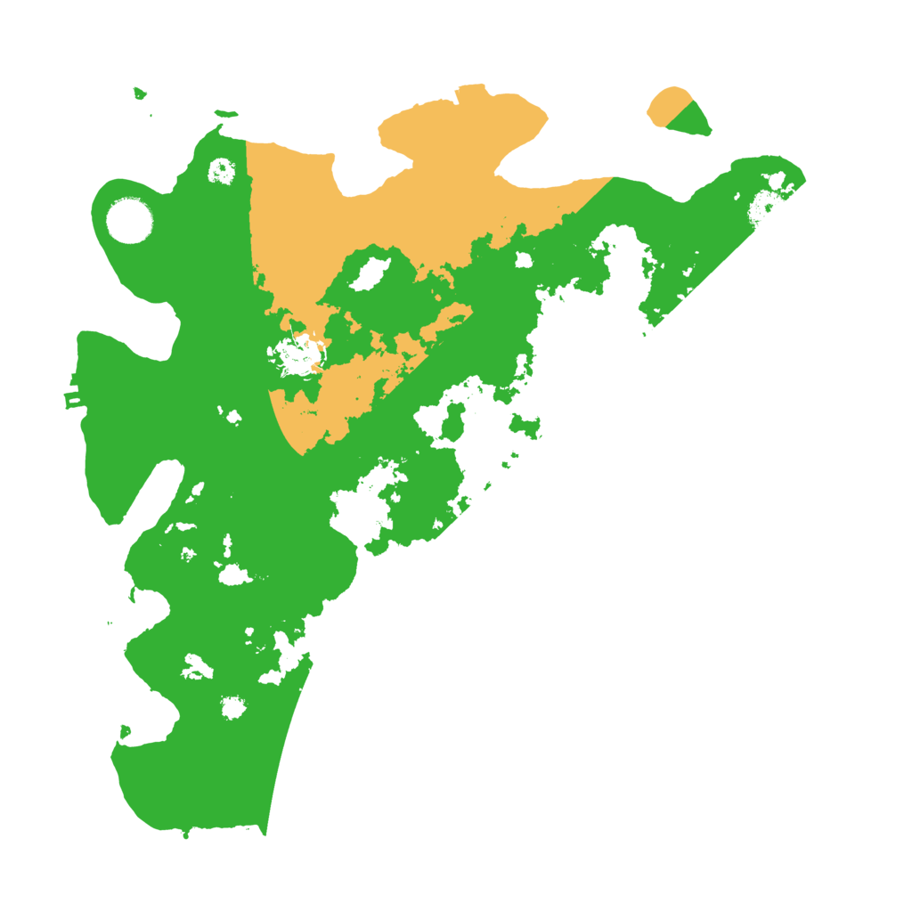 Biome Rust Map: Procedural Map, Size: 3500, Seed: 674344431