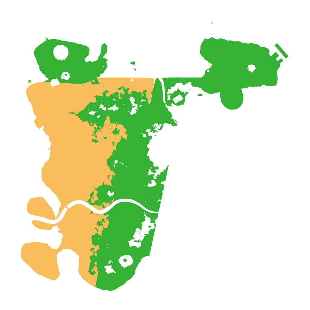 Biome Rust Map: Procedural Map, Size: 3600, Seed: 22723708