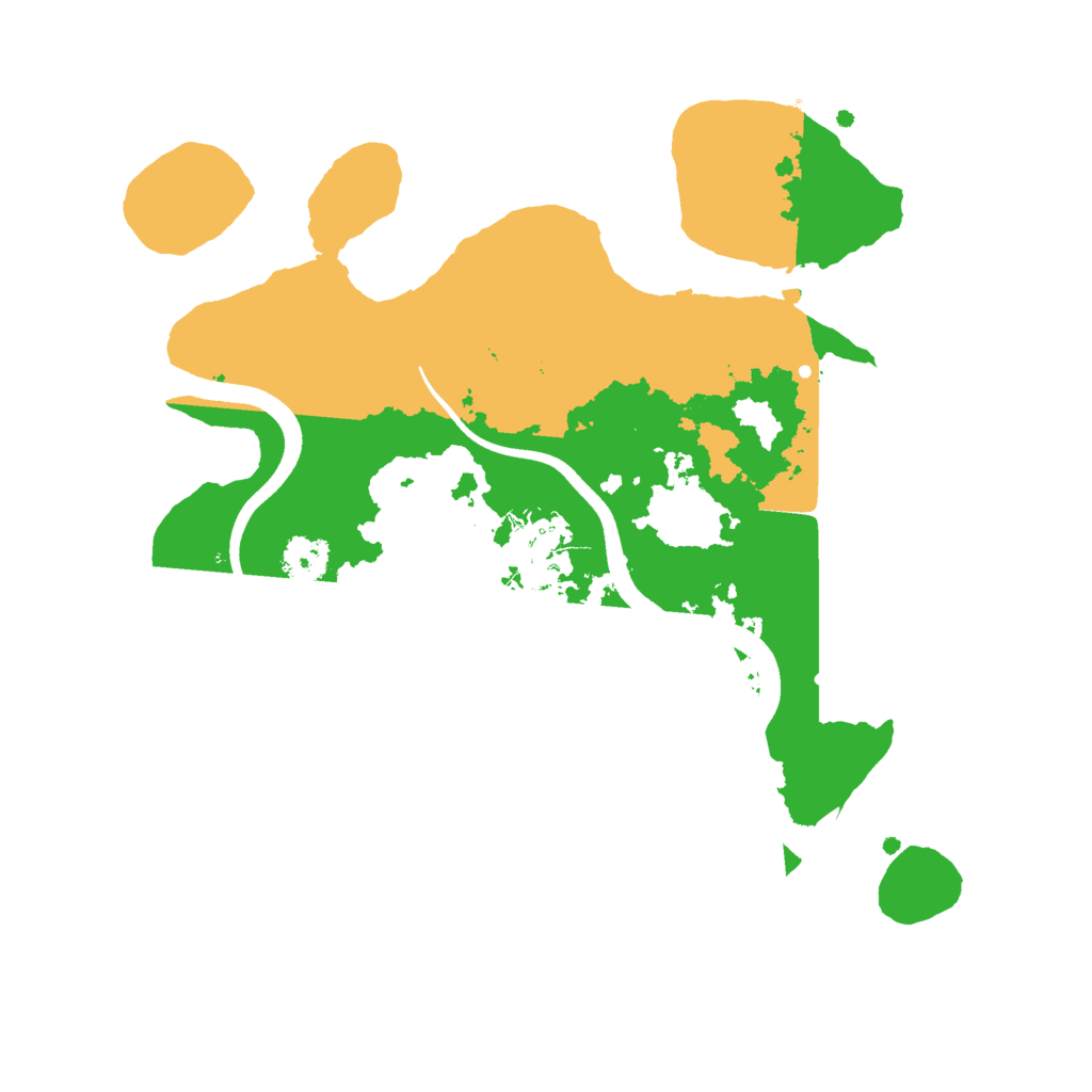 Biome Rust Map: Procedural Map, Size: 2500, Seed: 14785871