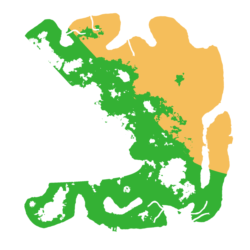 Biome Rust Map: Procedural Map, Size: 3750, Seed: 310444