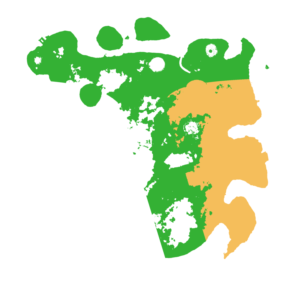 Biome Rust Map: Procedural Map, Size: 3600, Seed: 48520042