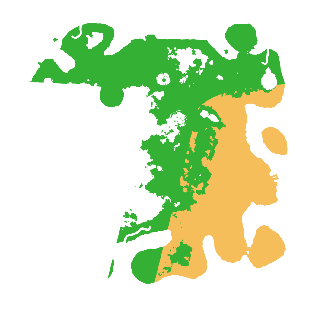 Biome Rust Map: Procedural Map, Size: 3500, Seed: 361102476