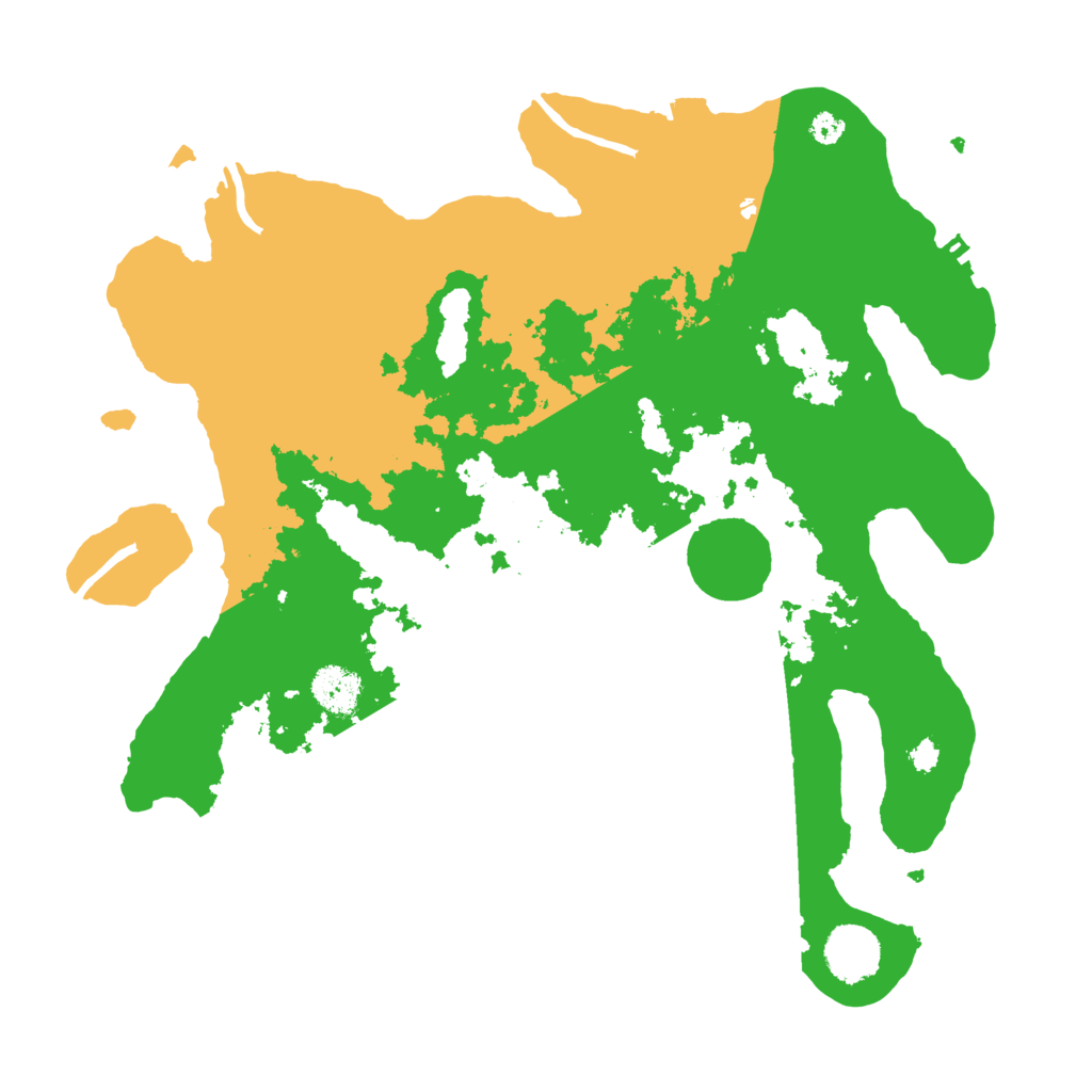 Biome Rust Map: Procedural Map, Size: 3500, Seed: 119730749