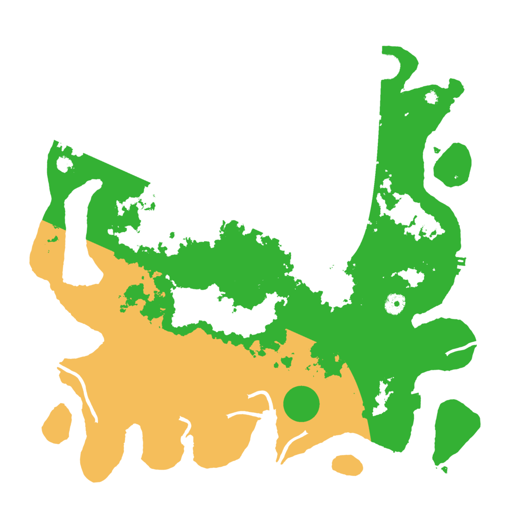 Biome Rust Map: Procedural Map, Size: 3800, Seed: 16354334