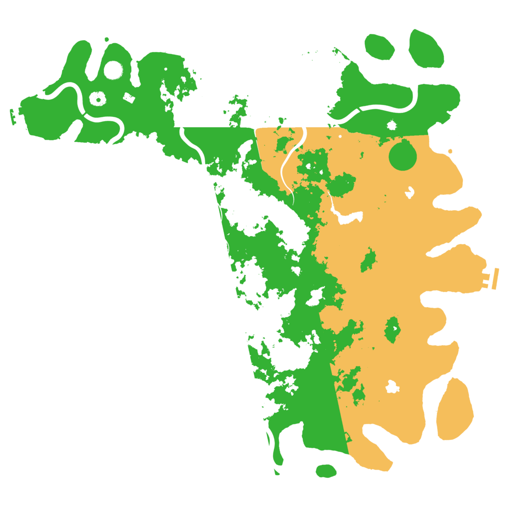 Biome Rust Map: Procedural Map, Size: 4800, Seed: 250422783