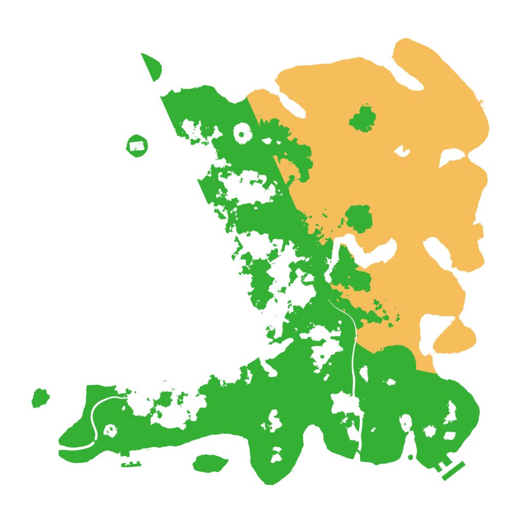 Biome Rust Map: Procedural Map, Size: 4000, Seed: 4254856