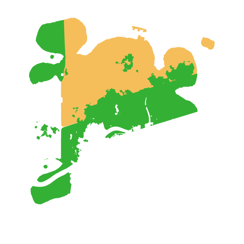 Biome Rust Map: Procedural Map, Size: 2500, Seed: 52858920