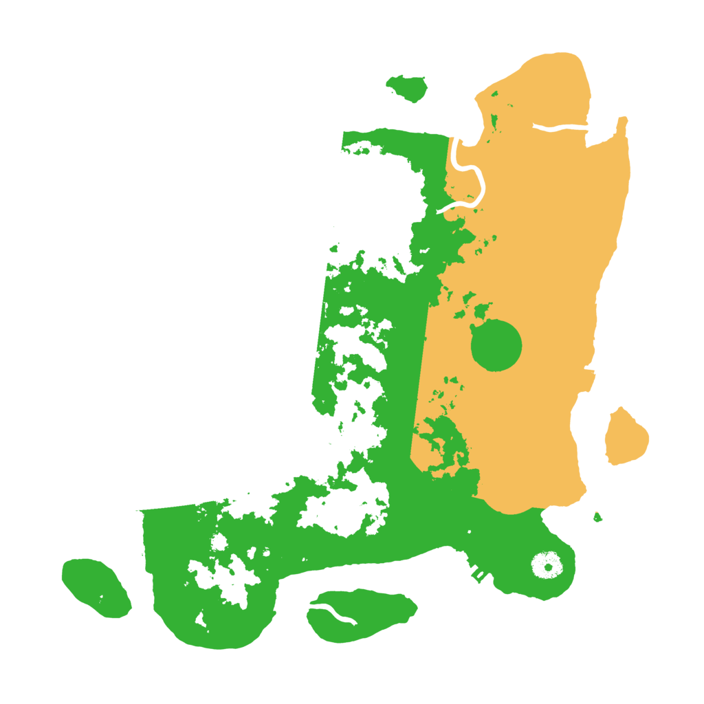 Biome Rust Map: Procedural Map, Size: 3650, Seed: 41778088