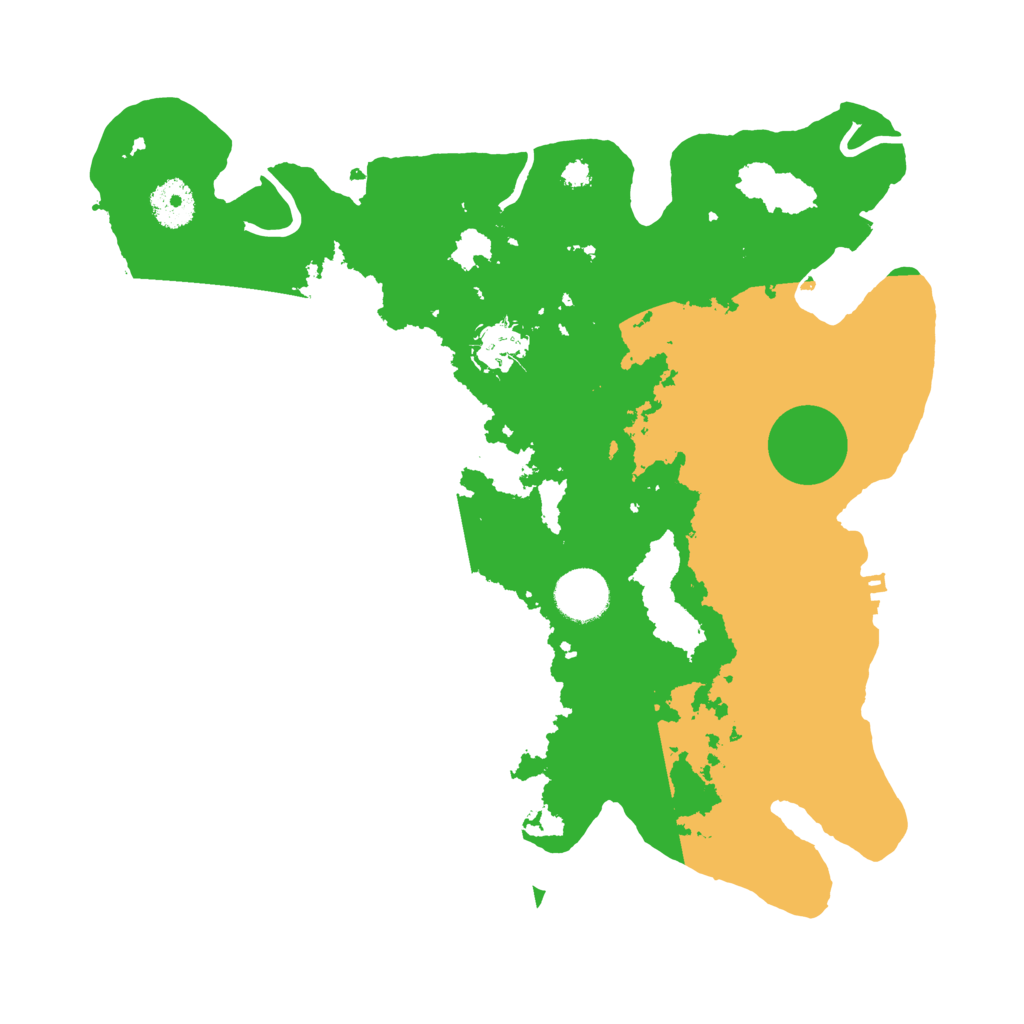 Biome Rust Map: Procedural Map, Size: 3400, Seed: 19683123