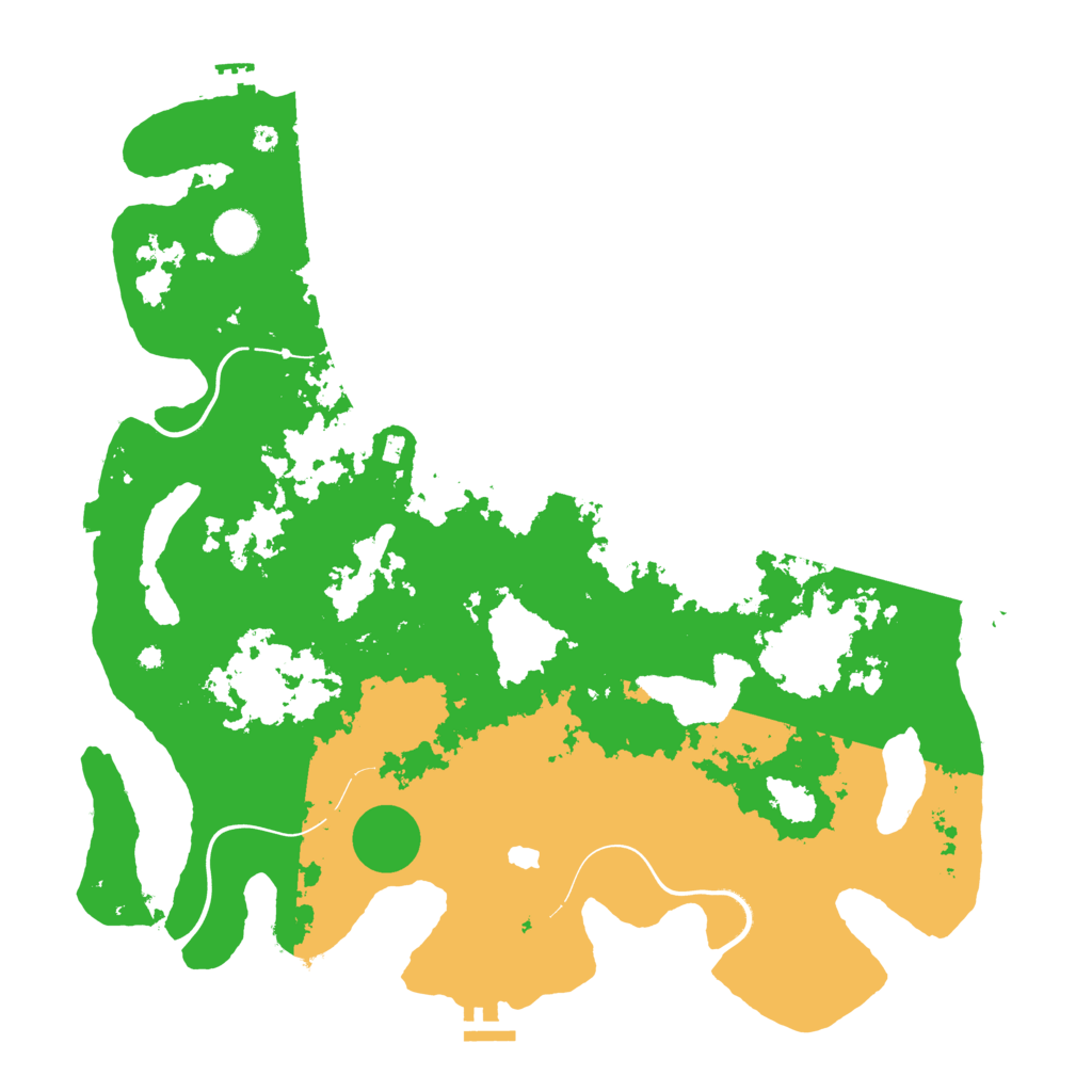 Biome Rust Map: Procedural Map, Size: 4250, Seed: 1123129123