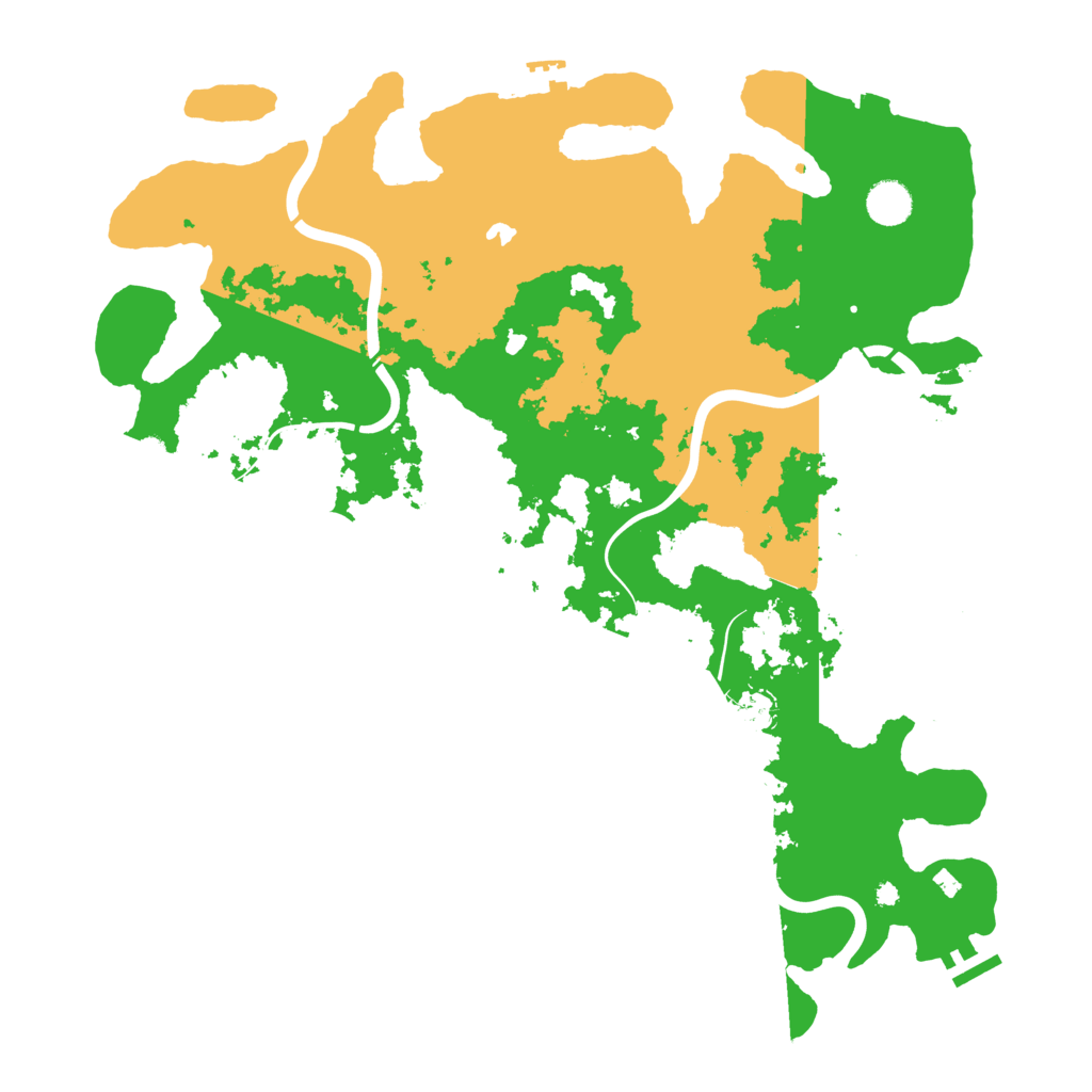 Biome Rust Map: Procedural Map, Size: 4250, Seed: 21492
