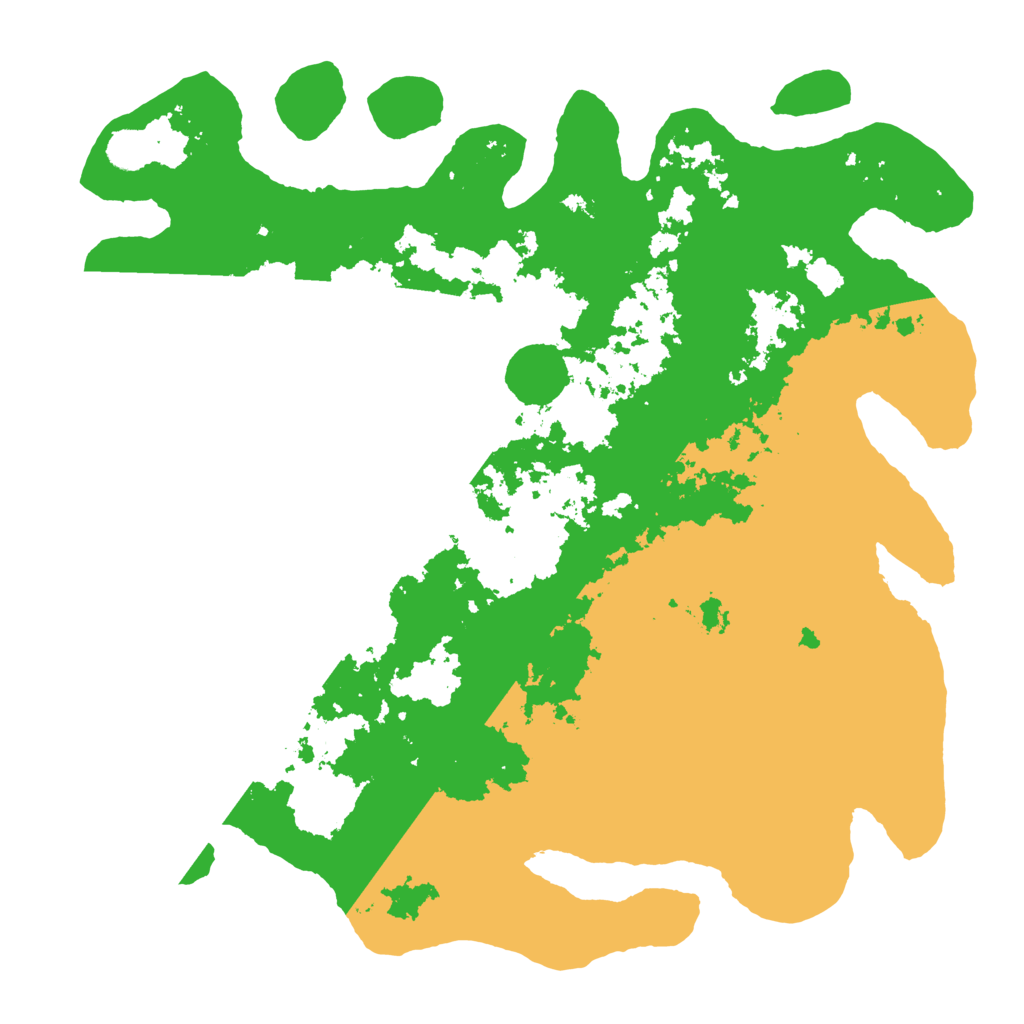 Biome Rust Map: Barren, Size: 4500, Seed: 6739