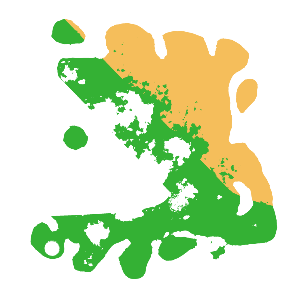 Biome Rust Map: Barren, Size: 3500, Seed: 6707813