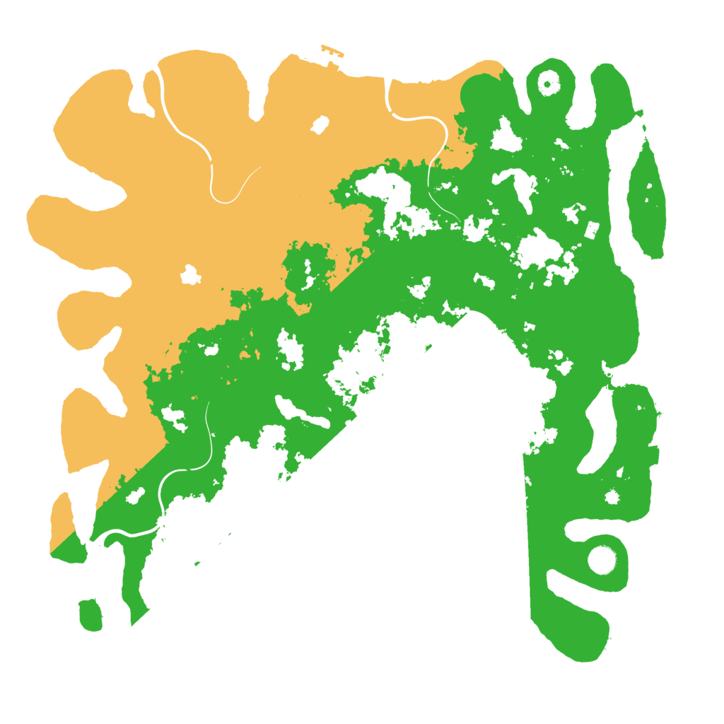 Biome Rust Map: Procedural Map, Size: 4500, Seed: 726424709