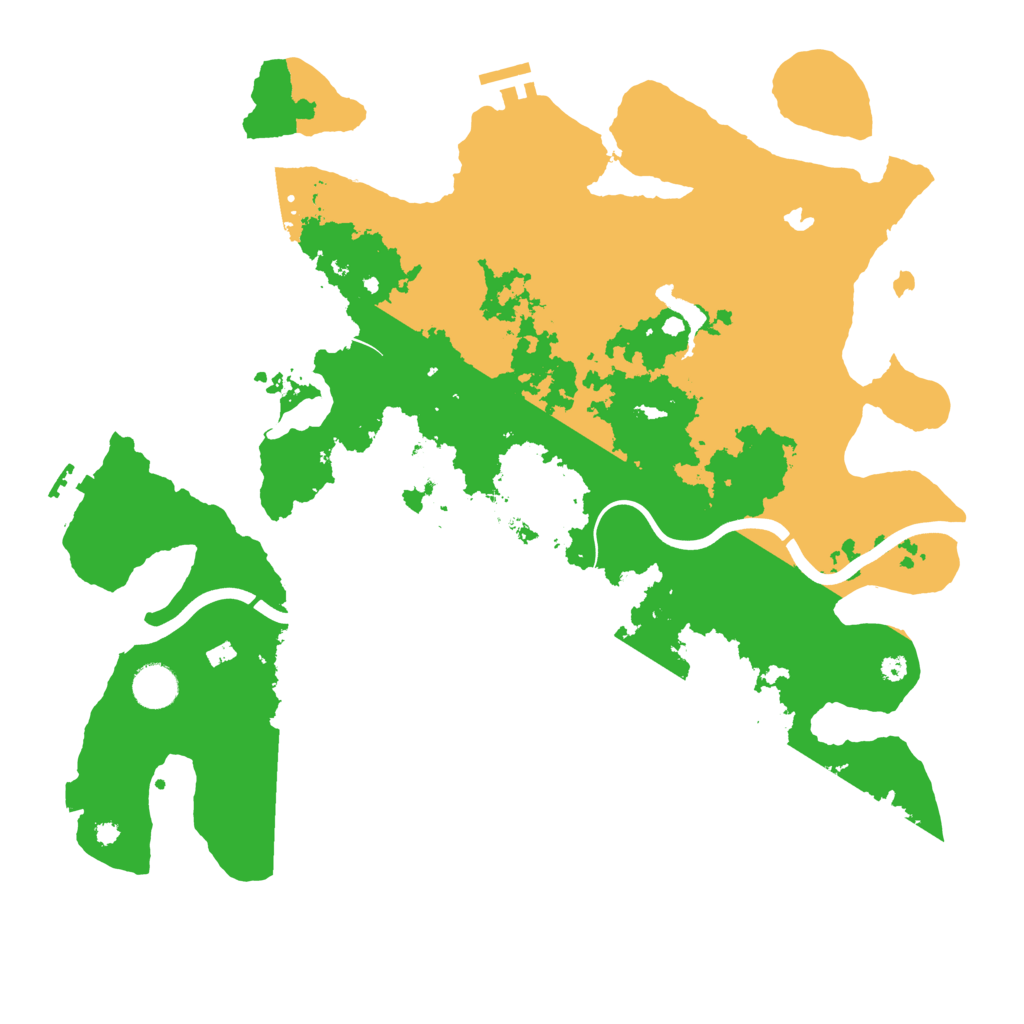 Biome Rust Map: Procedural Map, Size: 4000, Seed: 1197356247