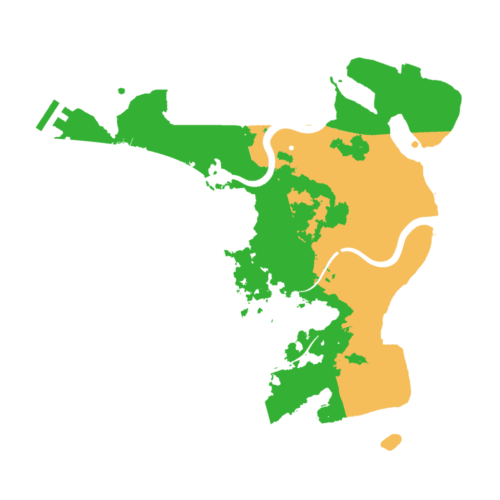 Biome Rust Map: Procedural Map, Size: 3000, Seed: 465611330
