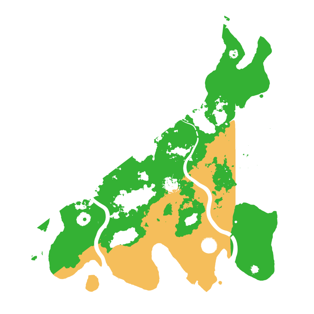 Biome Rust Map: Procedural Map, Size: 3500, Seed: 1036155569