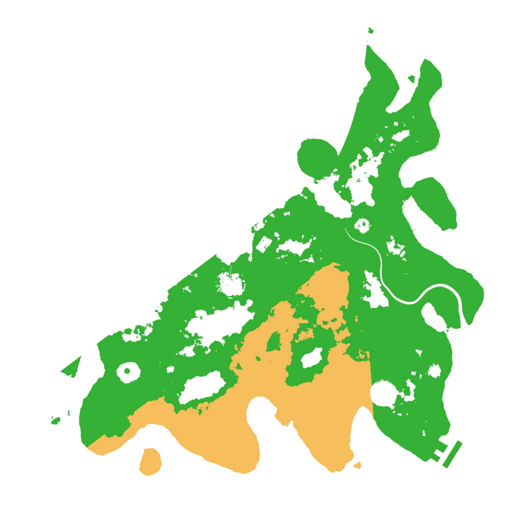 Biome Rust Map: Procedural Map, Size: 3500, Seed: 1036155569